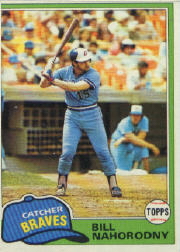 1981 Topps Baseball Cards      296     Bill Nahorodny